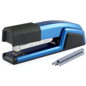 Bostitch Office Epic Metal 3 in 1 Stapler, 25 Sheet Capacity, Includes 210 Staples in Staple Storage Compartment & Integrated Remover,