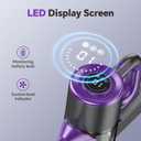 Cordless Vacuum Cleaner, Powerful Suction Vacuum Cleaners for Home, Stick Vacuum Cordless Rechargeable with LED Screen and 3-Speed Suction, Lightweight Handheld Vacuum for Pet Hair, Hard Floor, Carpet