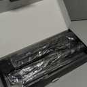 LED Desk Lamp for Home Office, Double Head 24W with Base, Architect Light 5 Lighting Brightness Flexible Gooseneck Table Reading Study, Black