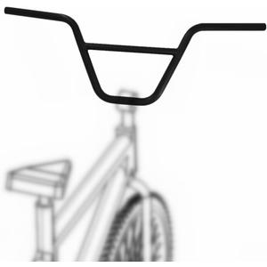 BMX Handlebar 22.2mm Bike Riser Handlebar, Length 680mm, Bicycle Handle Bars Aluminium Alloy Black