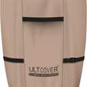 ULTCOVER Outdoor Waterproof Charcoal Kamado Joe Grill Cover for 22-24 inch Big Green Egg Char-Griller Char-Broil and Other Round Smokers Size Up to 36 Dia x 45 H
