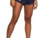 Under Armour Fly By Heathered Shorts, Size: X-Small, Color: (410) Midnight Navy Medium Heather / Midnight Navy / Reflective