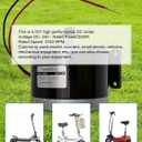 24V Permanent Magnet Electric Motor Generator 250W Small Brushed Permanent Magnet