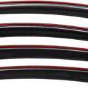 Lightronic Extra Durable Clip-on in-Channel Auto Vent Window Visors, Fits 2011-2014 Hyundai Sonata (Includes Hybrid), UV Protection Rain Guards, Original Wind Deflectors, Smoke, 4-Pcs