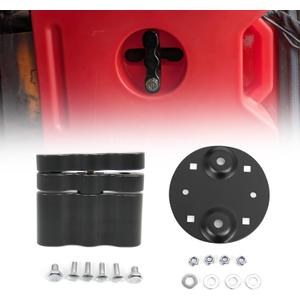 RX-DLX-PM Pack Mount Bracket Cargo Racks Double Fixing Mount Compatible with Standard Pack Mount Compatible with Fuel & Gas Can & Water Pack Mount