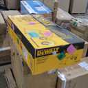 DEWALT Miter Saw Stand With Wheels, 32-1/2 in. x 60 in Foldable Rollling Stand, Adjustable Height, Durable Steel, 8 ft. Material Support, Universal Mounting Rails (DWX726)