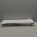 4ft Steel Easy Slip-On Baseboard Heater Cover with End Caps for Bathroom & Hydronic System for Replacing Old Cover, White