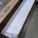 Full Size Loft Bed with Desk and Wardrobe, White Wood for Teens & Adults, Built-in Bookshelf, Hanging Rod & Safety Rail, Study Bed Frame for Small Space, Bedroom, Dorm