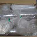 [100 SETS] 32 oz Cups with lids, Plastic cups with lids and straws, iced coffee cup, suitable for takeout iced coffee cold drinks, smoothies, juices, parfaits, Frappuccinos, and milkshakes.
