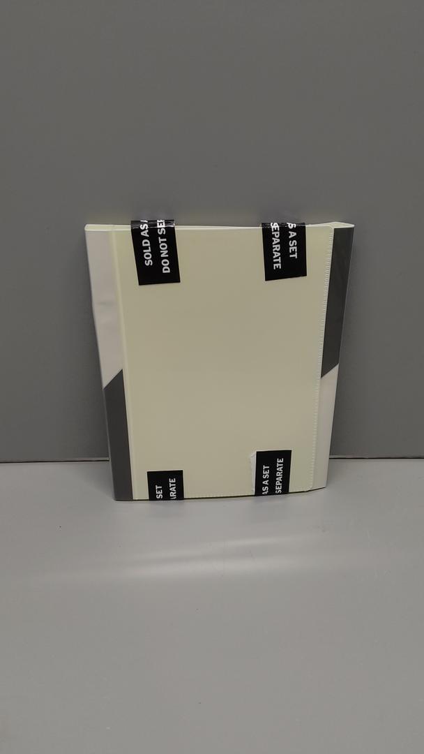 Dunwell Small Binders with Sleeves - Presentation Books 5.5x8.5 (2-Pack, Ivory), 24-Pockets, Displays 48 Half Size Pages or 5.5 x 8.5 Mini Booklets, Acid-Free Archival Quality