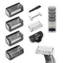 Guard Combs Kit with Case Compatible with Philips Norelco OneBlade Handles, 1/2/3/5mm Guide Combs, 0/3mm Body Comb and Protective Cap for Electric Shaver Accessories for Men