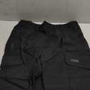 Comdecevis Men's Cargo Jogger Pants Stretch Sweatpants Slim Fit Tactical Pants with Zipper Pockets Casual Trousers, L