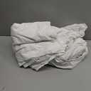 Comfort Spaces 100% Cotton Sheet Set Breathable, Lightweight, Soft with 14" Elastic Pocket Fits up to 16" Mattress, All Season Cozy Bedding, Matching Pillow Case, Queen White 4 Piece