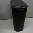 TIPGO 5 Gallon Motion Senor Bathroom Trash Can with Lid, Automatic Garbage Can Touchless, Smart Plastic Waste Basket for Narrow Spaces, Bathroom, Office, Bedroom, Living Room (Black)