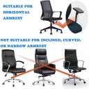 Upgrade Ergonomic Arm Rest Mouse Pads Dual Purpose for Desk and Chairs, Adjustable Armrest Wrist Support Attachment, Gaming Covers for Elbows and Forearms Pressure Relief Office Computer Desk Extender