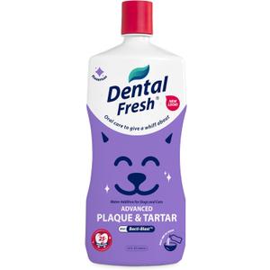Dental Fresh Advanced Plaque & Tartar Support Water Additive, 32 fl oz (Purple, L)
