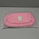 Initial Makeup Bag, 2pcs Initial Makeup Cosmetic Toiletry Bags For Women Girls, Leather Custom Monogram Personalized Cosmetic Bag, Birthday Gifts For 4 5 6 7 8 9 10 11 12 Year Old (B)