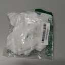 Jaciya White Silk Hair Ties Scrunchies for Hair Girls, Bunny Ears and Tail Design, 6 Count