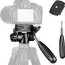 CAMBOFOTO 3-Way Pan Head with Handle, with Quick Release