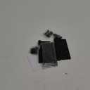 3-Pack Black 4"x 4.5" Thickened Heavy Duty Hinges, Silent Steel Plain Bearing Door Hinges - Matte Finish, 4-1/2 Inch Ball Bearing Door Hinges Thickness 3 mm Square Corners, with 24 Screws