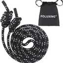 Flow Rope Jump Rope for Fitness - High Performance Adjustable Exercise Jump Rope for Men & Women - Double Woven Workout Rope for Home Gym, Cardio, Boxing & MMA - Indoor/Outdoor Training (Beginner Friendly)