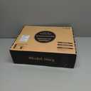 Blissful Diary Baby Play Gym & Activity Mat, 5 Developmental Zones Wooden Tummy Time Mat with 5 Detachable Sensory Toys for Motor Skills & Sensory Development, Baby Essentials Shower Gift (Gray Round)