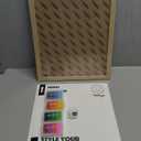 TwoDays Flower Bouquet Handprint Art Craft DIY Kit, Unique Gifts for Mom from Daughter or Son for Mother's Day Birthday Christmas, Gift for Grandma.(12" X 16", with Wood Frame)