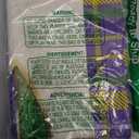 Artoid Mode Iris Stripes Mardi Gras Carnival Table Runner, Seasonal Holiday Kitchen Dining Table Decoration for Home Party Decor 13x108 Inch