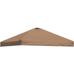 Canopy Replacement Top Outdoor only Suitable for Top Width 118x118 inches Straight Leg Without Central Pole and Side Extensions Pop up Tent, excluding Tent Frame, Dark Brown