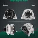 SCITOO Alternator Fits for Ram for 1500 5.7L 2013-2022,for Ram for 2500 6.4L 2014-2022,for Ram for 3500 6.4L 2014-2022 12V 220Amp CW 6-Groove Pulley 14027 214027 56029644AB 90295873 421000-7130