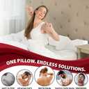 Therapeutica Cervical Orthopedic Foam Pillow - Neck Support Pillow for Side & Back Sleepers - Ergonomic Pillow for Neck Support, Relief, & Spinal Alignment Average Size, Firm