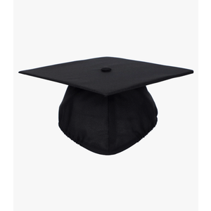 FtyFty Unisex Adult Matte Graduation Cap with Tassel Year Charm (Black) 2 Pack 2025