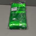 100 Pack Smell Proof Bags, Resealable Mylar Bags with Matte Window, Foil Pouch Stand-up Bags for Food Self Sealing Storage, Scratch Resistant Hand Storage Bags. (Green, 6.39.4 Inch)