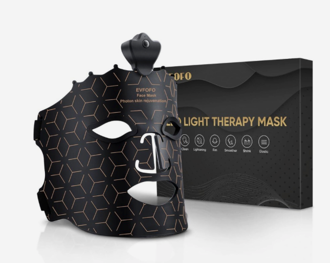 EVFOFO Red Light Therapy Mask for Face 7 Colors LED Face Mask Light Therapy At Home 