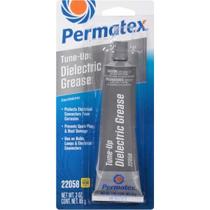 Permatex 22058 Dielectric Tune-Up Grease, 3oz. - High Performance Dielectric Grease Used to Protect Terminals, Spark Plugs, Wiring and Other Electrical Connections Against Salt, Dirt, and Corrosion