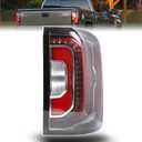 Tail Lights Assembly Compatible With 2016 2017 2018 GMC Sierra 1500 Denali Right Passenger Side LED Lens Rear brake Tail Lights # 84365931 84233588