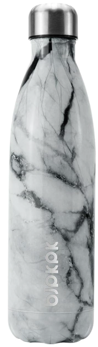 BJPKPK 25oz Insulated Water Bottles Stainless Steel, Sports Water Bottles Keep Cold for 24 Hours and Hot for 12 Hours,Marble Frozen (25 Ounces)