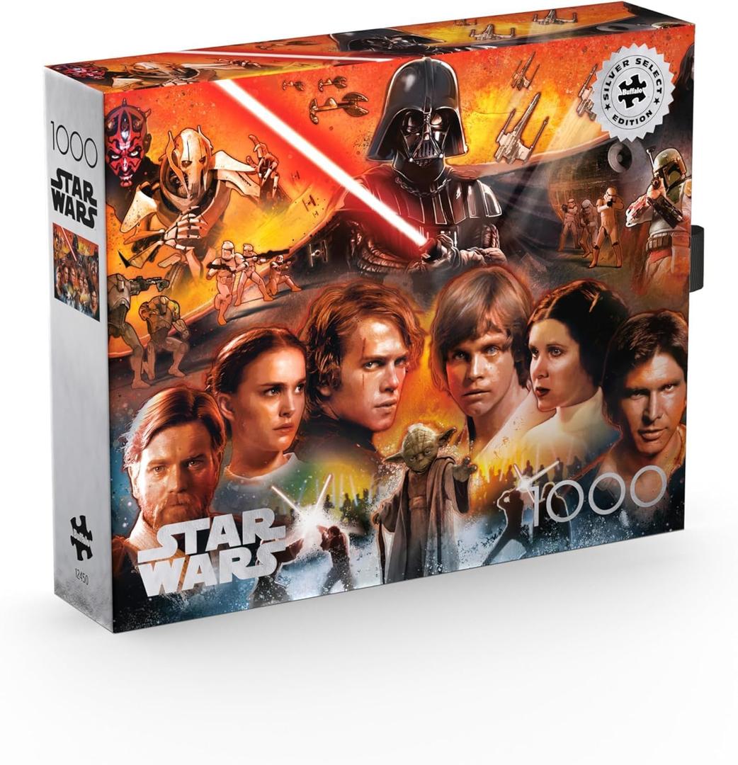 Buffalo Games - Silver Select - Star Wars - Balance and Redemption - 1000 Piece Jigsaw Puzzle for Adults - Challenging Puzzle Perfect for Game Nights - Finished Size is 26.75 x 19.75