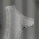 FINETOO Cotton Underwear for Women Sexy Panties Lace Hipster Low Rise Breathable Womens Cheeky 6 Pack (L)