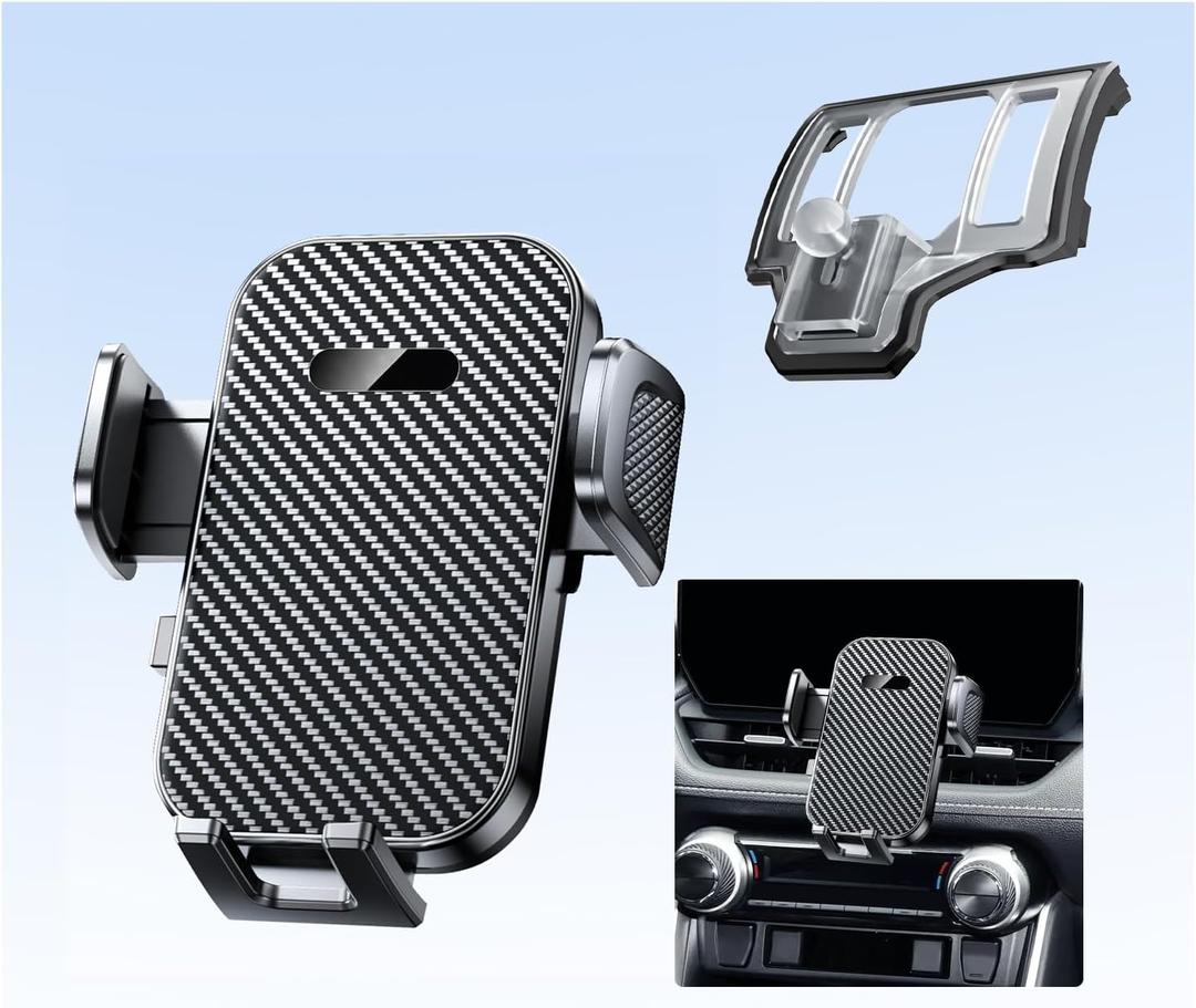 Car Phone Holder for Toyota Rav4 2019-2023 Accessories/wilander 2019-2023 Accessories/New Energy 2019-2023 Accessories,Ultra-Stable Clip with Anti-Shake,360 Rotation Smart Phone Mount