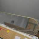 Vlush Door Mirror, Full Length Mirrors Over The Door, 14'' x 48'' Hanging/Rectangular Wall Mirror, Wall-Mounted/Hanging/Leaning, Home Decor,(Gold)