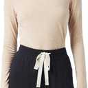 Amazon Essentials Women's Regular-Fit Long-Sleeve Crewneck T-Shirt  (Small)