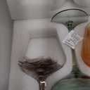 Physkoa Colored Burgendy Wine Glasses Set 6-18oz HandBlown Colorful Wine Glass With Long Stem,Multi Color Mothers Day Wine Glasses Gift for Women Mom