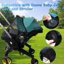 Mosquito Net for Stroller, Compatible with Doona Stroller & Car Seat, Premium Quality Machine Washable, Stoller Accessories, Breathable,Easy to Store(with a Storage Bag), Portable