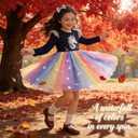 VIKITA Girls Dresses Winter Long Sleeve Party Gifts for Girls 5-6 Years