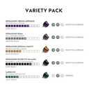 Nespresso Capsules Original Line, Ispirazione Favorites Variety Pack, Medium & Dark Roast Espresso Coffee, 50 Count Coffee Pods