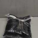 Tcremisa Women's Crochet Fringe Mini Dress Slim Fit Sleeveless Hollow Out Bodycon Short Knit Pullover Dresses Size M