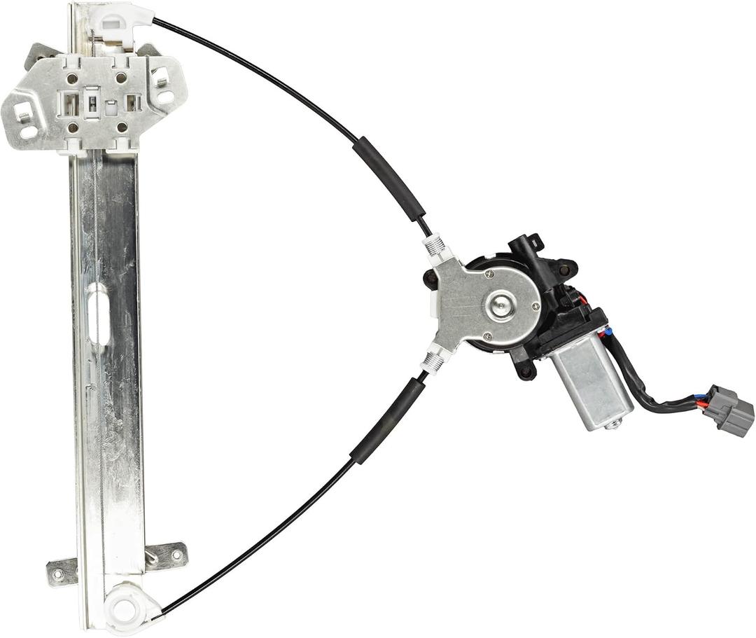 JC Whitney Window Regulator Compatible with 2003-2007 Honda Accord Coupe, for Models with Anti-Pinch Protection Front, Driver Side JH462902