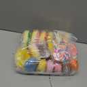 Unittype 22 Pcs Candy Christmas Tree Ornaments Set Donuts Lollipops Macaroon Cake Dessert Hanging Decoration Cute Candy Theme Christmas Tree Ornaments Xmas Home Hanging Charms Pendants Accessories