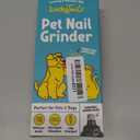 LUCKY TAIL Pet Nail Grinder for Dogs and Cats - Super Quiet and Low Vibration Electric Dog Nail Grinder with 2 LED Lights - USB Rechargeable and Cordless - 2 Speeds - Small to Large Pets - Teal